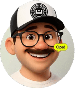 Imagem em animação de suporte por whatsapp