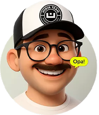 Imagem em animação de suporte por whatsapp